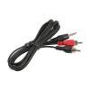 2 x RCA Plugs to 3.5mm Stereo Plug 1.5m