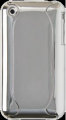Two Piece Hard Plastic Case Apple iPhone 3GS Chrome Silver