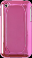 Two Piece Hard Plastic Case Apple iPhone 3GS Chrome Pink