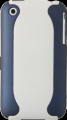 Two Piece Hard Plastic Case Apple iPhone 3GS Navy and White