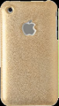Painted Hard Plastic Case Apple iPhone 3GS Gold Flake