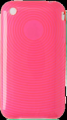 TPU Soft Case Apple Iphone 3GS  Pink Thumbprint