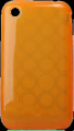 TPU Soft Case Apple Iphone 3GS Orange Circles