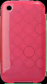 TPU Soft Case Apple Iphone 3GS Pink Circles