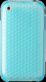 TPU Soft Case Apple Iphone 3GS Blue Check