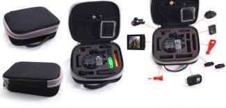 Shock Proof Protective Large Carry Case for GOPRO,  210 x 160 x 65mm
