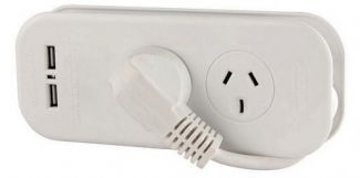 TRAVELLERS POWER BOARD WITH USB SOCKETS  JACKSON