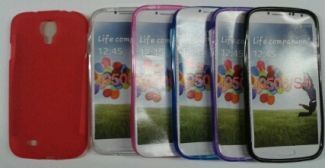 TPU Jelly Case Samsung i9500 Galaxy S4 Purple