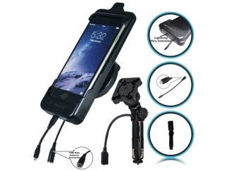 Smoothtalker  iPhone 6 Holder with Cigarette Llighter Mount,  TC,  Charger and Antenna Connection FME/Male