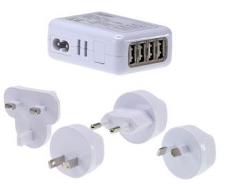 OUTBOUND WORLD TRAVEL ADAPTER UNIVERSAL 4 PORT USB (2.1A) JACKSON