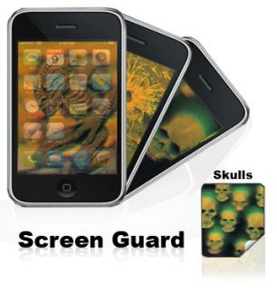 iPhone 3D Screen Guard-Skull