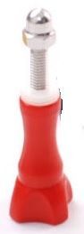 Plastic Coloured bolt, for GOPRO and Camera Mounts,  Red