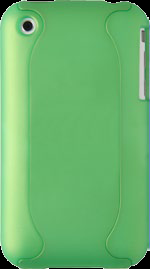 Two Piece Hard Plastic Case Apple iPhone 3GS Green