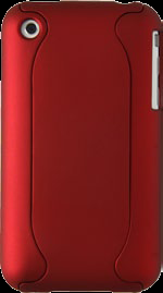 Two Piece Hard Plastic Case Apple iPhone 3GS Dark Red