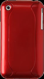 Two Piece Hard Plastic Case Apple iPhone 3GS Tropical Red