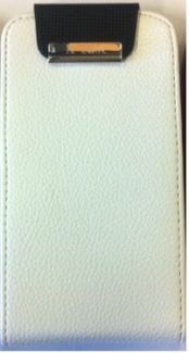 Leather Flip Case Smamsung Galaxy S 3 i9300 White,  with 2 Credit Card Slots