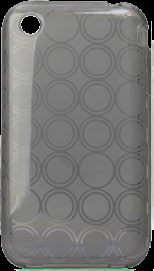 TPU Soft Case Apple Iphone 3GS Grey Circles