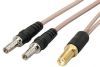 Dual Straight Antenna Patch Lead  to Single SMA Connector, (Y style), Telstra Ultimate USB312U, USB 320U, USB 4G 320U, AC760S (4G) , USB 4G (MF821), USB 313U, AC753s, Sierra Compass 885