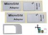 Sticky Reusable plastic adaptors. Nano to Micro. Nano to Normal. Micro to Normal.