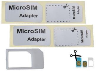 Sticky Reusable plastic adaptors. Nano to Micro. Nano to Normal. Micro to Normal.