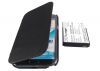 Extended Life Battery Samsung Galaxy Note 2 (N7100) Black, 6200 mAh Li-ion, with bonus Flip Cover,  and battery cover