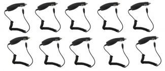Mobile Phone Car Charger Micro USB 12/24 Volt,  10 pack,  Bulk Packaging,  1M Chord
