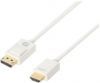 Display Port USB to HDMI Male Cable,  2M,  White