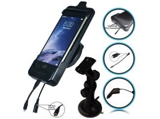Smoothtalker  iPhone 6 Holder with Suction Mount,  TC,  Charger and Antenna Connection FME/M