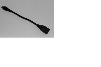 Data Adaptor Cable Micro USB to USB female 16cm long, Suits Blackberry, LG, Motorola,  Samsung, Nokia (cable only)