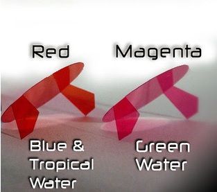 Camera Filters 2 Pack ,  Red and Magenta for GoPro