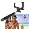 The Selfie Pole 1050mm Bluetooth Remote Control Telescopic Pole with Phone Adaptor Mount,  Black