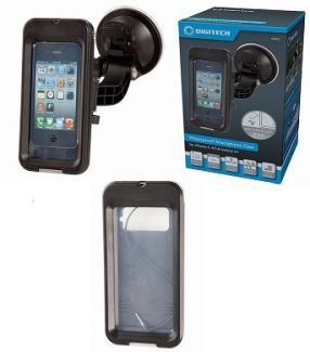 Smartphone Waterproof Case with Windscreen and Bike Mount,  suits Samsung Galaxy S3,  iPhone 5,  4G,  4Gs,  3G,  3Gs,  2G and the new iPod Touch and mobile
