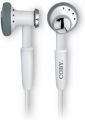 Head Set Coby CV-E97 White In Ear  Digital Stereo Headphones includes Neck Strap