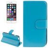 Leather Flip Horizontal Book Case Apple iPhone 6 Plus, Blue
