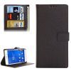 Leather Flip Book Case Sony Xperia  Z3,  Black