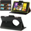 Book Style Leather Case for Nokia Lumia 1020 with Credit Card Slots