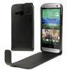 Leather Flip Case HTC One Mini 2,  Black