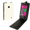 Leather Flip Case Nokia Lumia 520 White