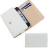 Wallet Style Leather Case White with Credit Card Slots and Note Holder,  125mm x 75 x 12mm  for iPhone 4, 4S,  Samsung Galaxy S 2 ,  Galaxy Gio,  Galaxy Y and others