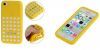 TPU Soft Case Apple iPhone 5C ,  Hole Dot Pattern,  Yellow
