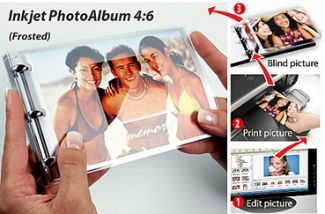 DIY Inkjet Photo Album 4x6 (Frosted) -