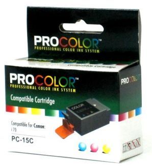 BCI-15 Colour Compatible Inkjet Cartridge - Canon BJI70