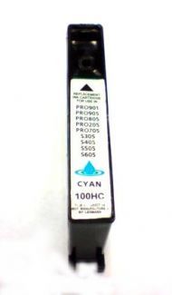 100XL Cyan Compatible Inkjet Cartridge - Lexmark
