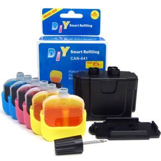 DIY Refill Kit for Canon CL41 CL51 Cartridges - Canon iP6210D