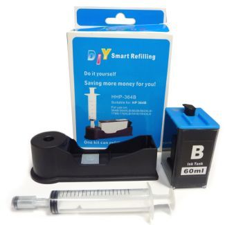 DIY Refill Kit for HP 564/920 Black Cartridge - HP Officejet 7000